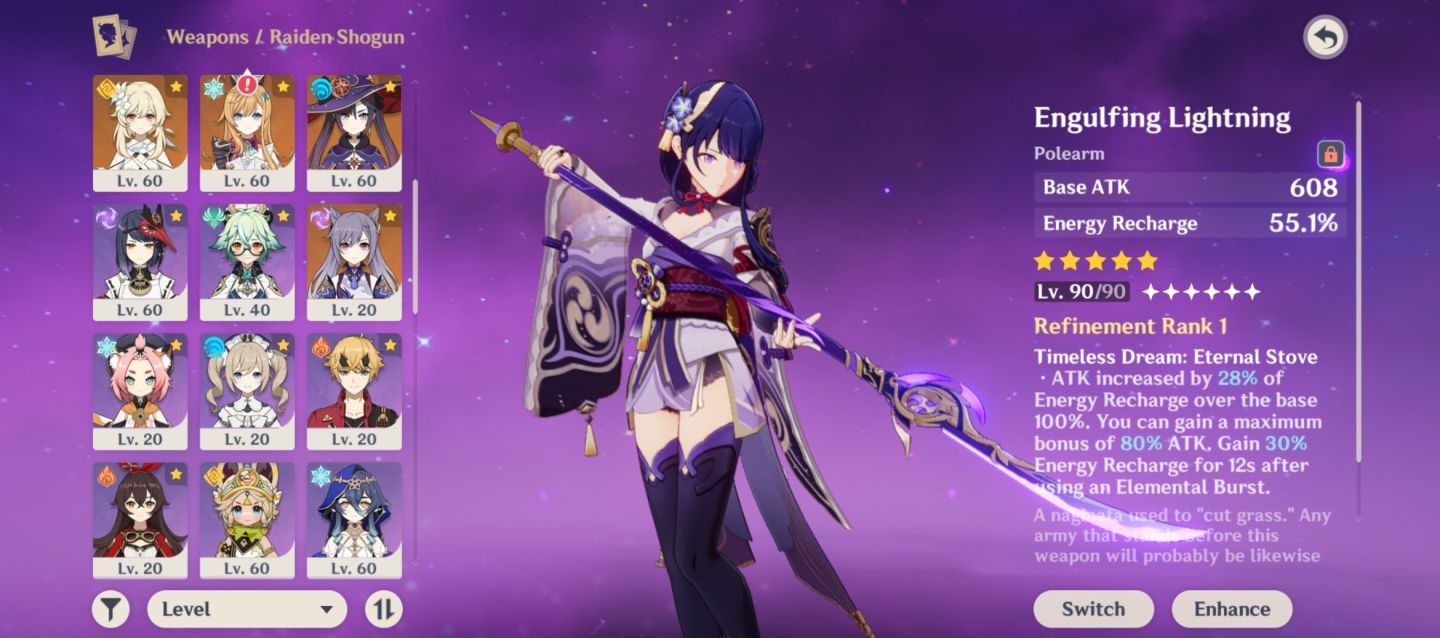 NA AR55 MUALANI + BIS SHOGUN + BIS NAVIA CITLALI ETC