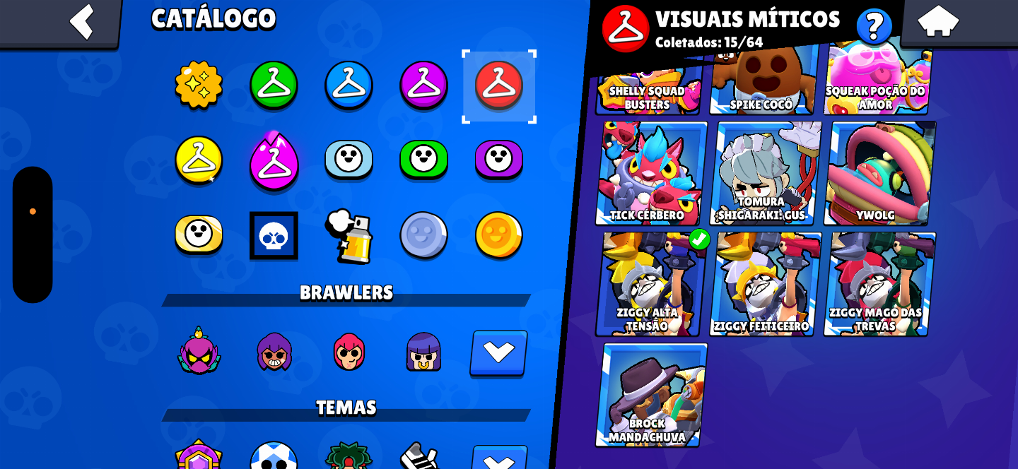 Conta de Brawl stars com 55k de troféus