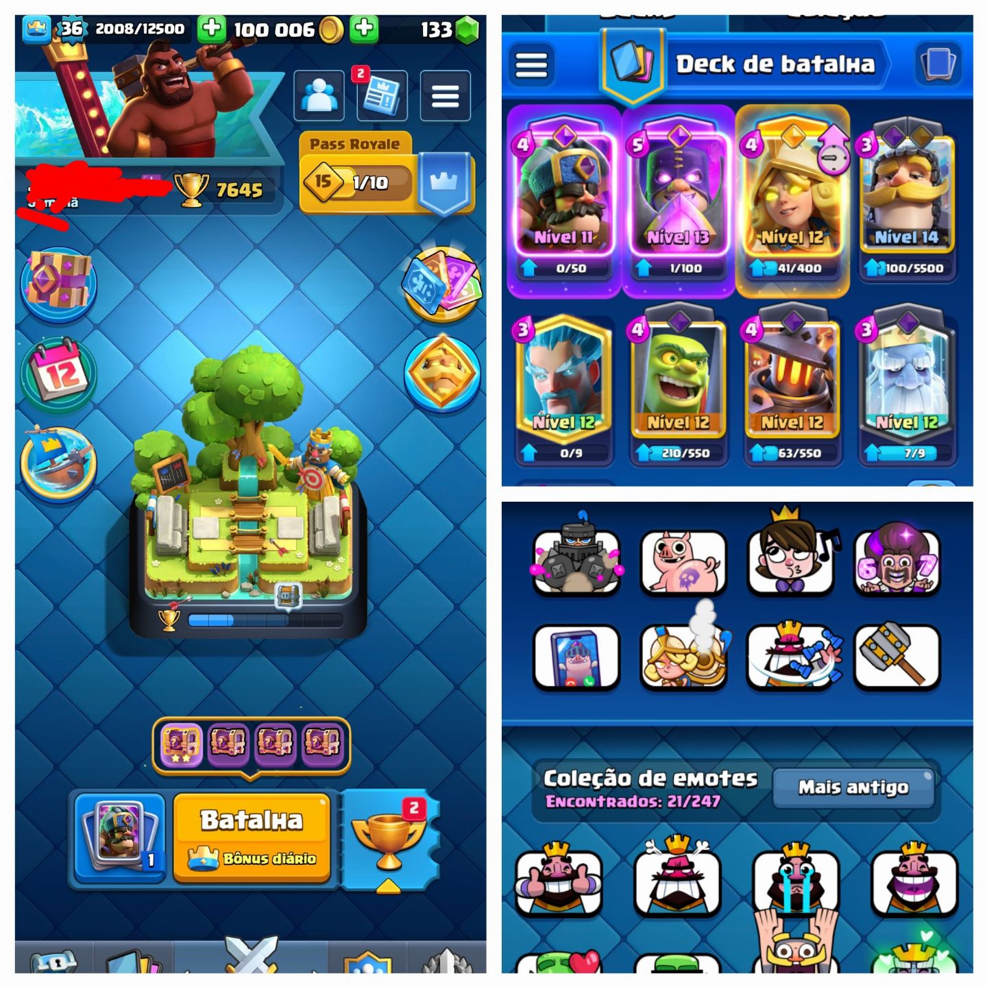 CONTAS CLASH ROYALE (85% DE DESCONTO )