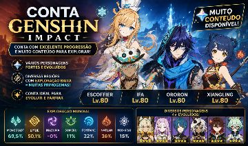Conta Genshin Impact AR Alto