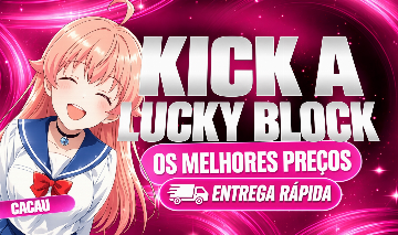 CHUTE UM BLOCO DA SORTE!/KICK A LUCKY BLOCK! (brainrots/100t/200t)