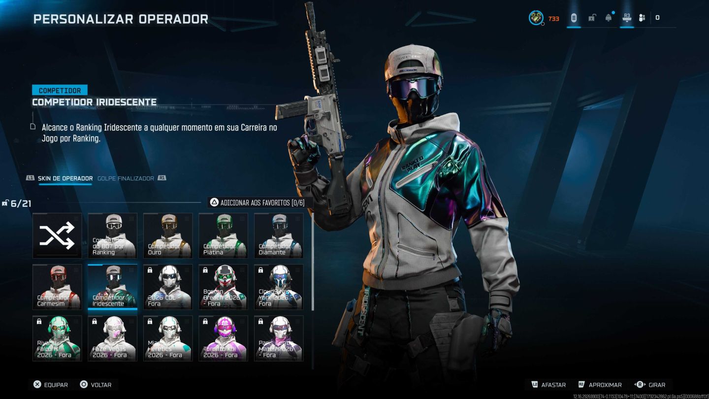 CONTA ENDGAME CALL OF DUTY: WARZONE / BO7 RANKED IRIDESCENTE