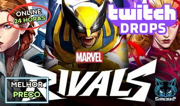 TWITCH DROPS - Marvel Rivals - LISTA ATUALIZADA 24/7