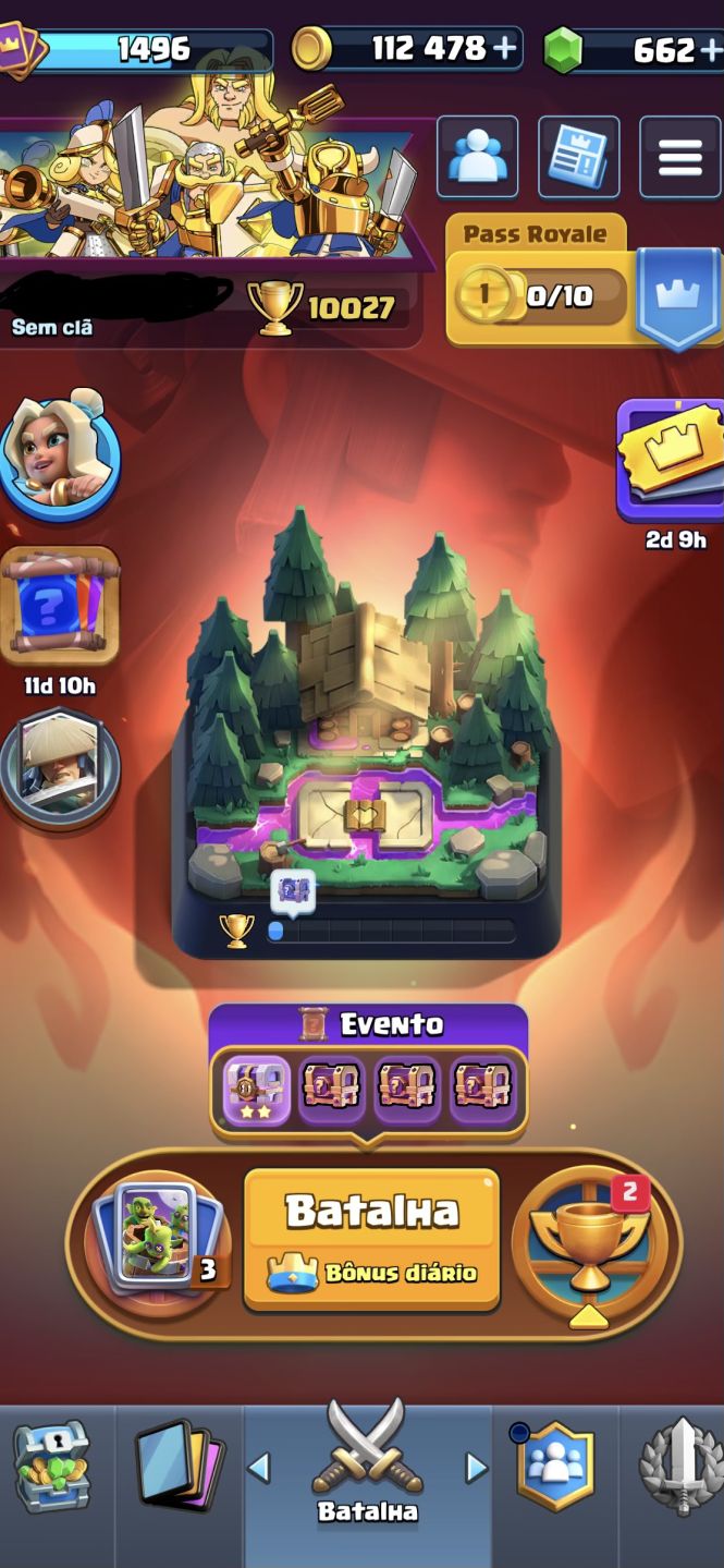 CV14 SEMIFULL + CONTA ARENA 25, COM 10K DE TROFÉUS!