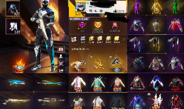 CONTA DE FREE FIRE! Prime 8, Com quase 1000Peitorais!!!