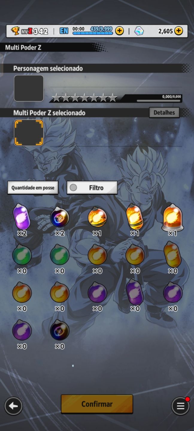 CONTA DRAGON BALL LEGENDS À VENDA