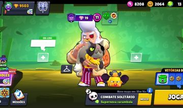 BRAWL STARS | CONTA COM 9.5K DE TROFÉUS | 64 BRAWLERS | MUITAS SKINS