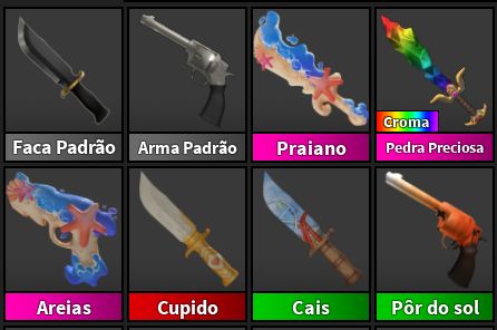 SET IMMORTAL HALLOWEEN! GODLYS E SETS MURDER MYSTERY 2 MM2 (ROBLOX)