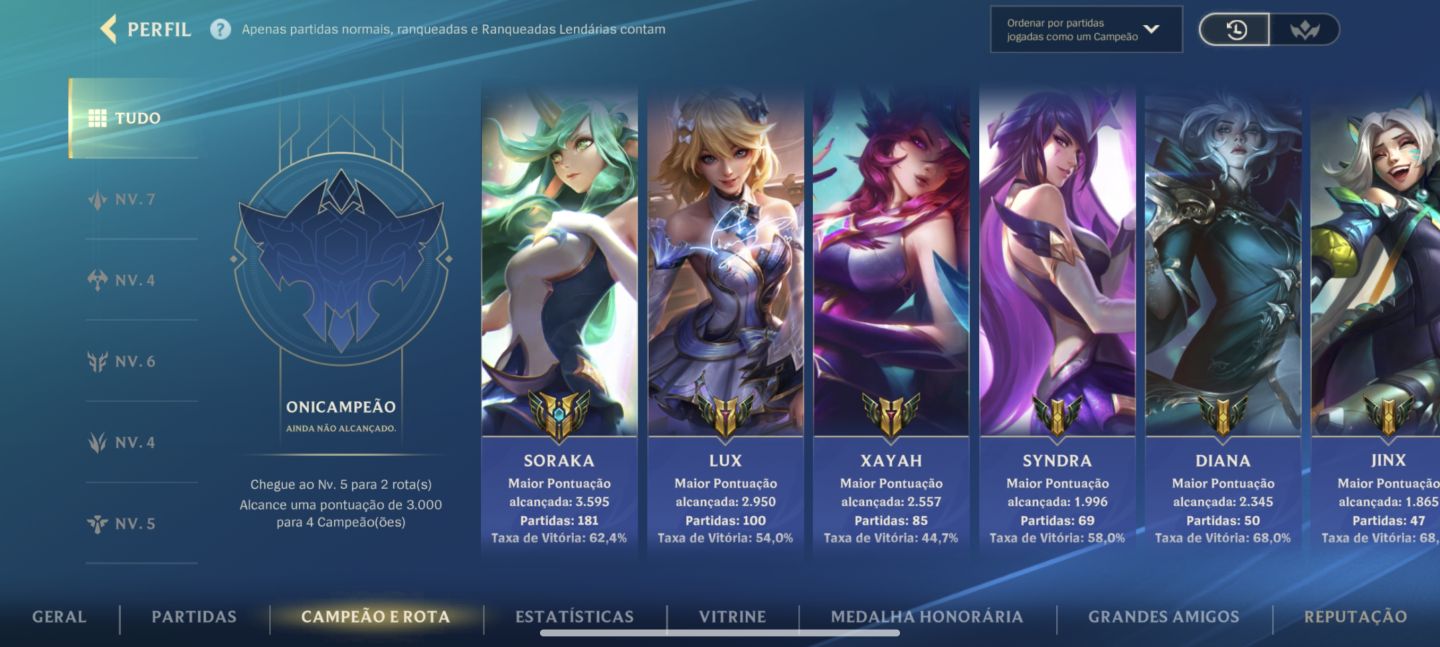 Conta lol wild rift a venda( main fadinha mas com extras)
