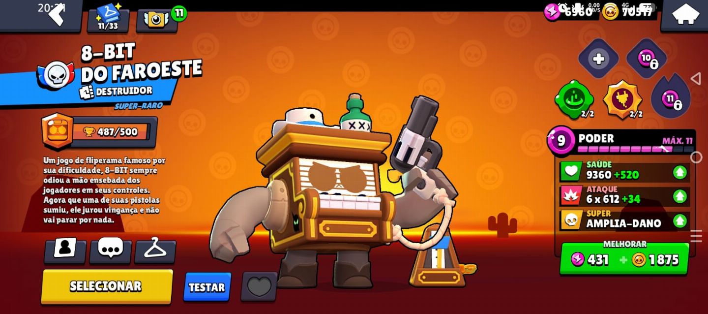 Combo 2 contas Brawl stars e clash royale