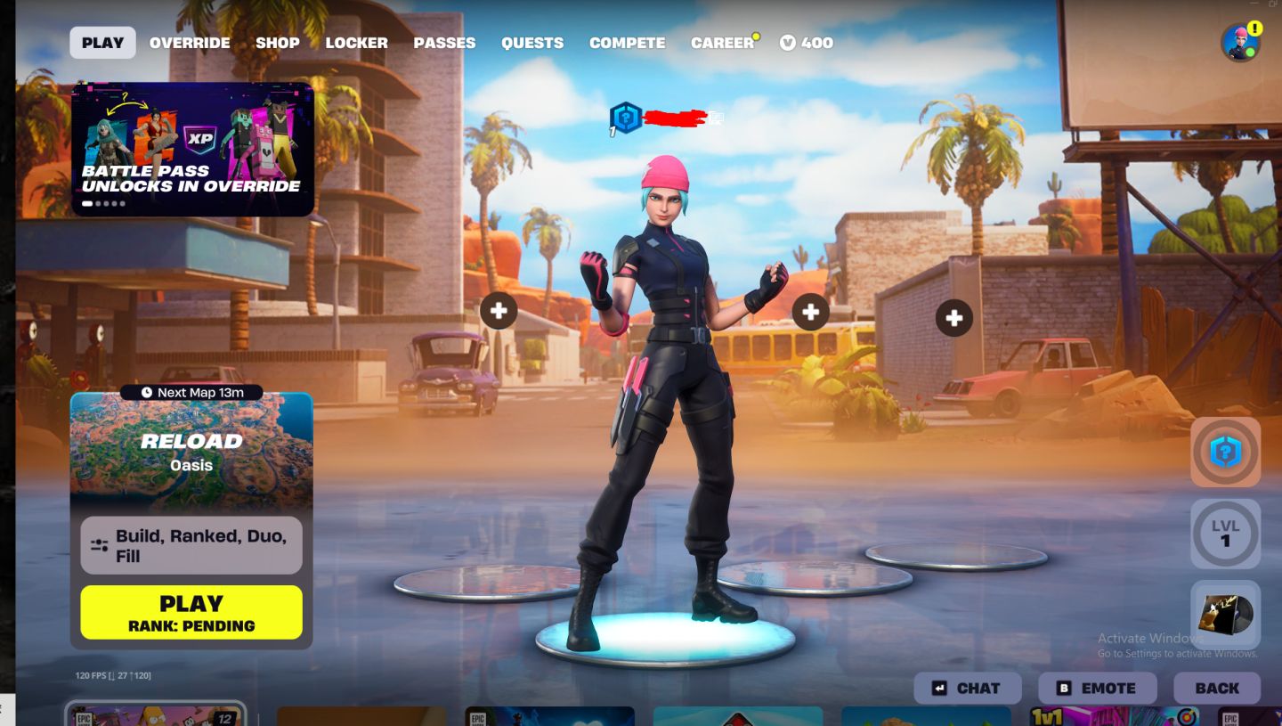 CONTA FORTNITE | WILDCAT + TRAVIS SCOTT + MINTY (MERRY MINT AXE) | 211 SKINS