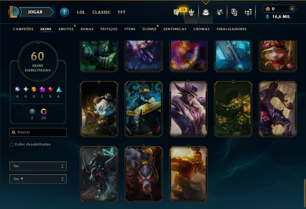 SKIN SINGED SURFISTA + [ DIAMANTE COM 55% DE WIN RATE ] + [ TROCA NICK ]