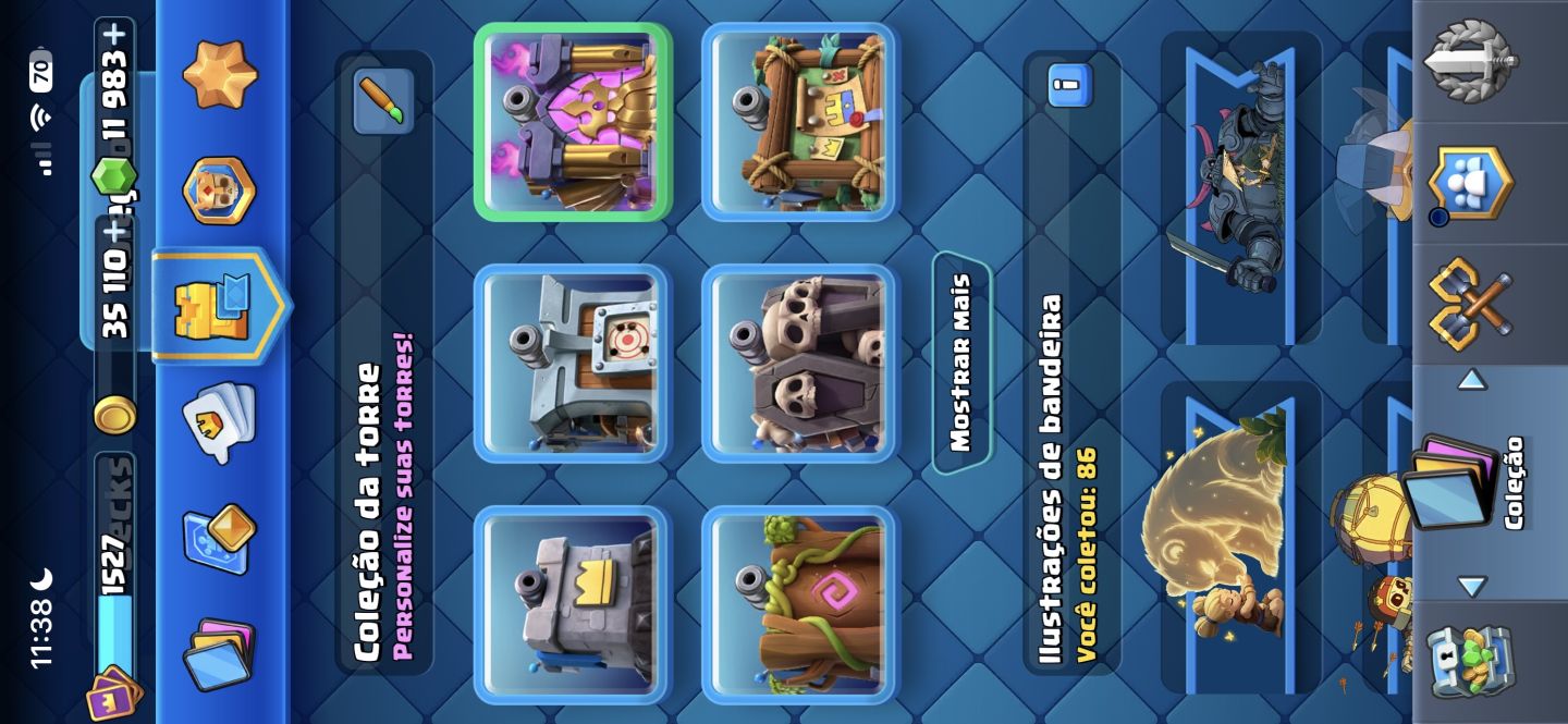 CONTA DE CLASH ROYALE COM MUITAS EVOLUTIVAS, TODAS AS CARTAS DO GAME