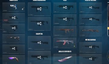 CONTA VALORANT COM 5 VANDAIS 3 FACAS / FACA RARA