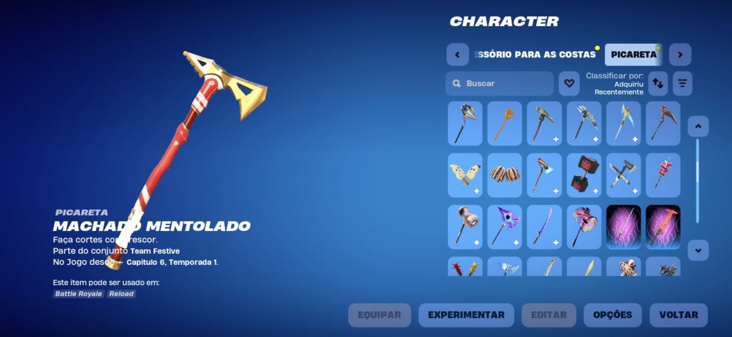CONTA DE FORTINITE COM +100SKIN E PICARETAS, UNICO DONO