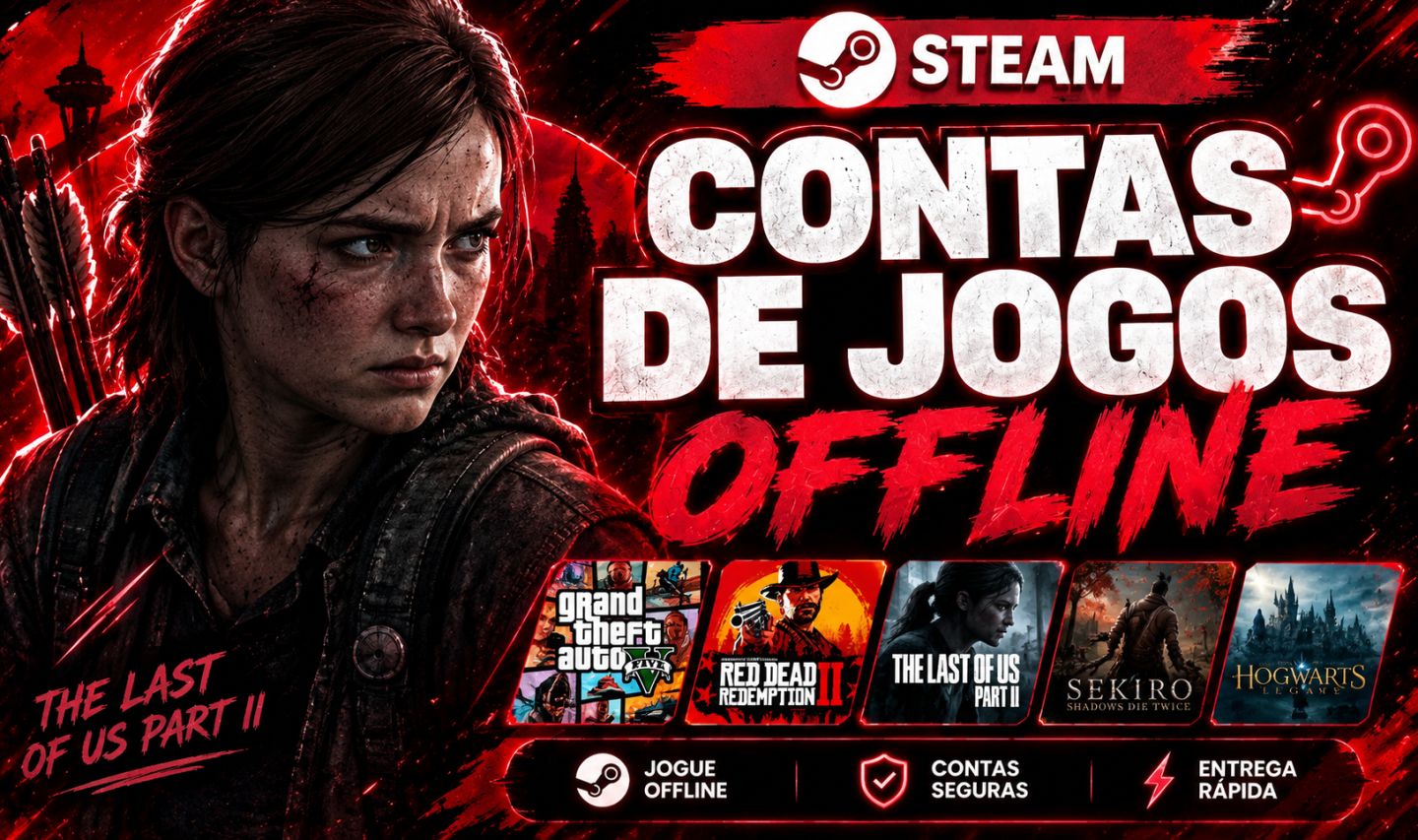 Contas Steam Offline | Entrega Automática | Jogos Triplo | Melhor Preço!
