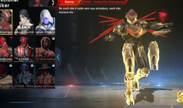 Conta de blood Striker rara como várias skins ultra um personagem eterno