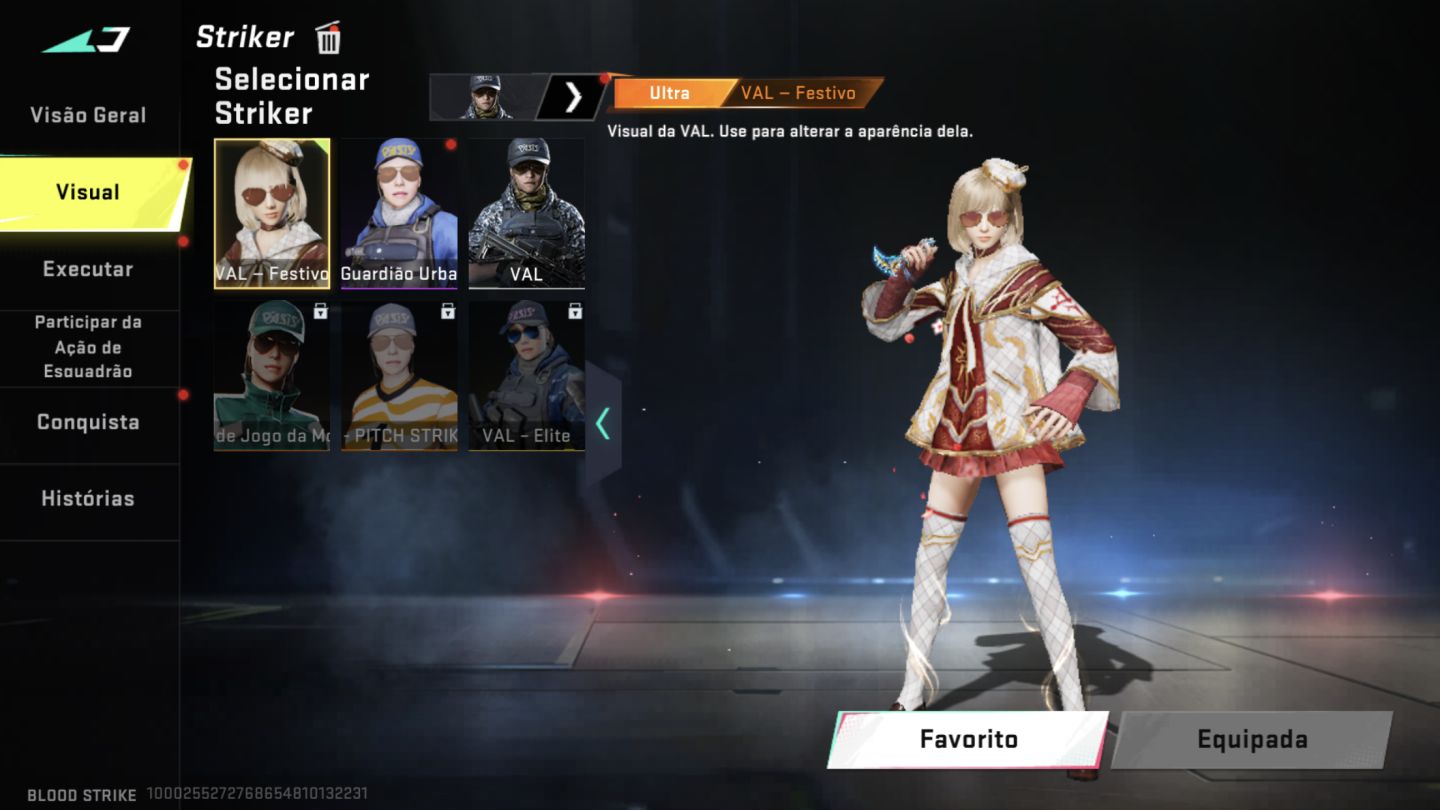 CONTA INSANA BLOOD STRIKE | +5 ETERNAS | +15 ULTRAS | CONTA DE STREAMER