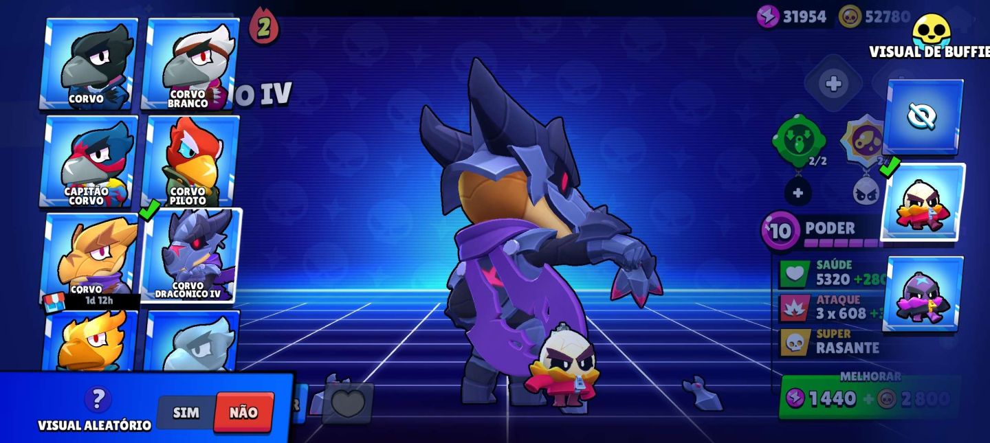 Brawl Stars 50K | 103 Brawlers | 240 SKINS | 13 Lendários | 54 Hipercargas