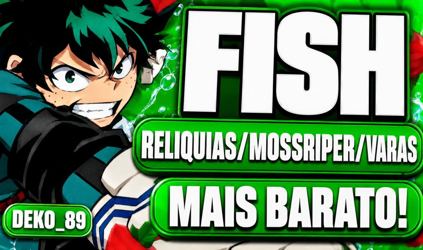(MELHOR PREÇO) FISCH - RELIQUIAS/C$/S$/FISHING RODS/PEIXES!
