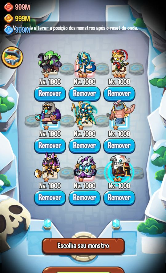 CONTA ÉPICA SUMMONERS GREED - TODOS MONSTROS E EQUIPS