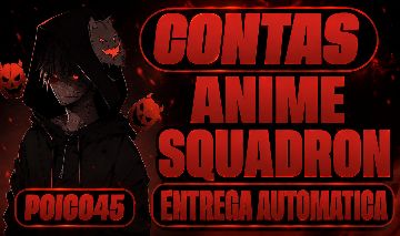 Contas | Anime Squadron | RRS | Gemas | LVL | GOLD | Cubes | Personagens