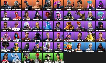 CONTA FORTNITE FA 56 SKINS | TONY STARK | MISTICA | LARA CROFT | NEYMAR JR