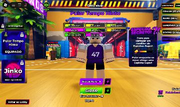 Conta de Volleyball Legends com 7 estilos secretos e fruta perms no Blox Fruits.