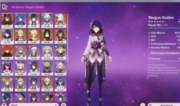 AR 58 12 T5, 7 Armas T5, RAIDEN C3 +Biss, HUTAO C1 + BISS, YELAN C1+BISS E MAIS