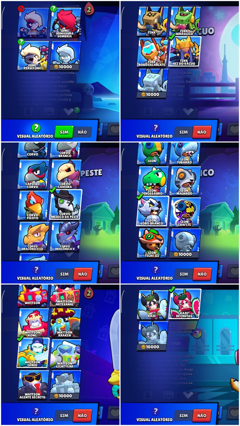 Conta de brawl stars 80 mil troféus, skins raras+ conta antiga barata