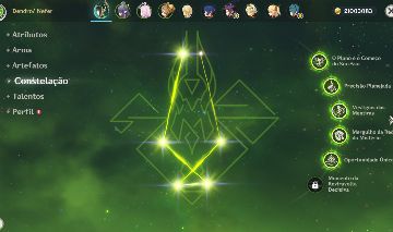 CONTA AR 57 - NEFER C5 R1 - LAUMA R1 + - Genshin Impact - Contas - GGMAX