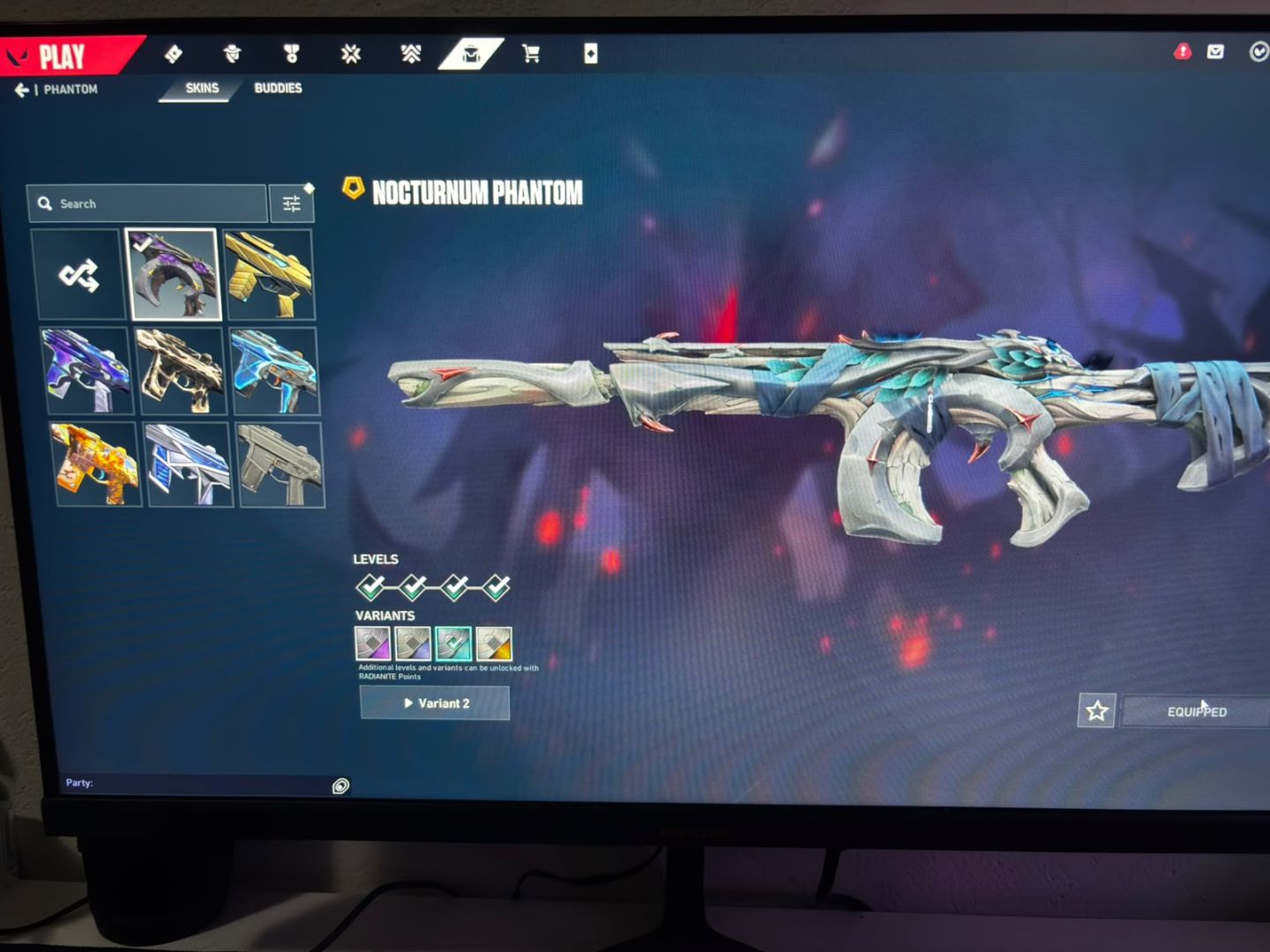 Conta de Valorant a venda, único dono, muitas skins, preço negociavel!