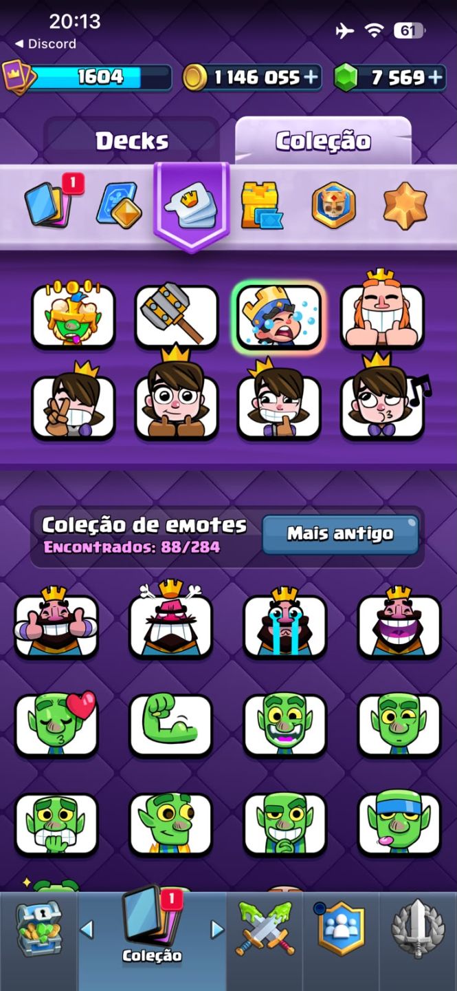 CLASH ROYALE | TORRE 16 | 12 CARTAS LVL 16 | 13.141 TROFÉUS | 7.559 GEMAS