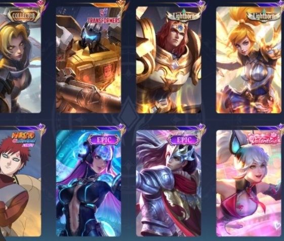 CONTA MLBB FA | VALE GAARA | NATALIA COLLECTOR | BUMBLEBEE | EMBLEMAS FULL