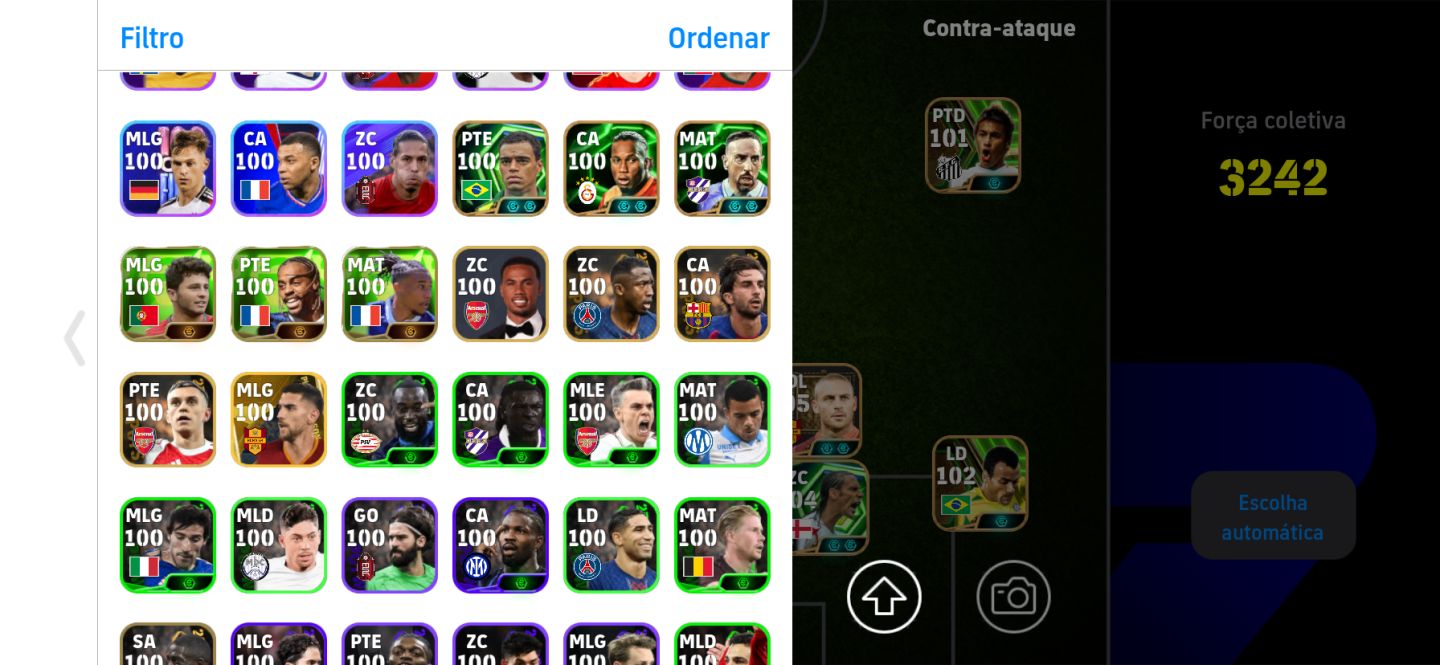 Conta muito boa com hazard 109 e cannavarro 108
