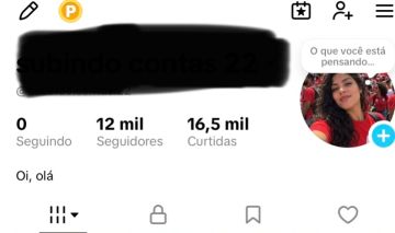 Conta de TikTok 12k de seguidores engajada