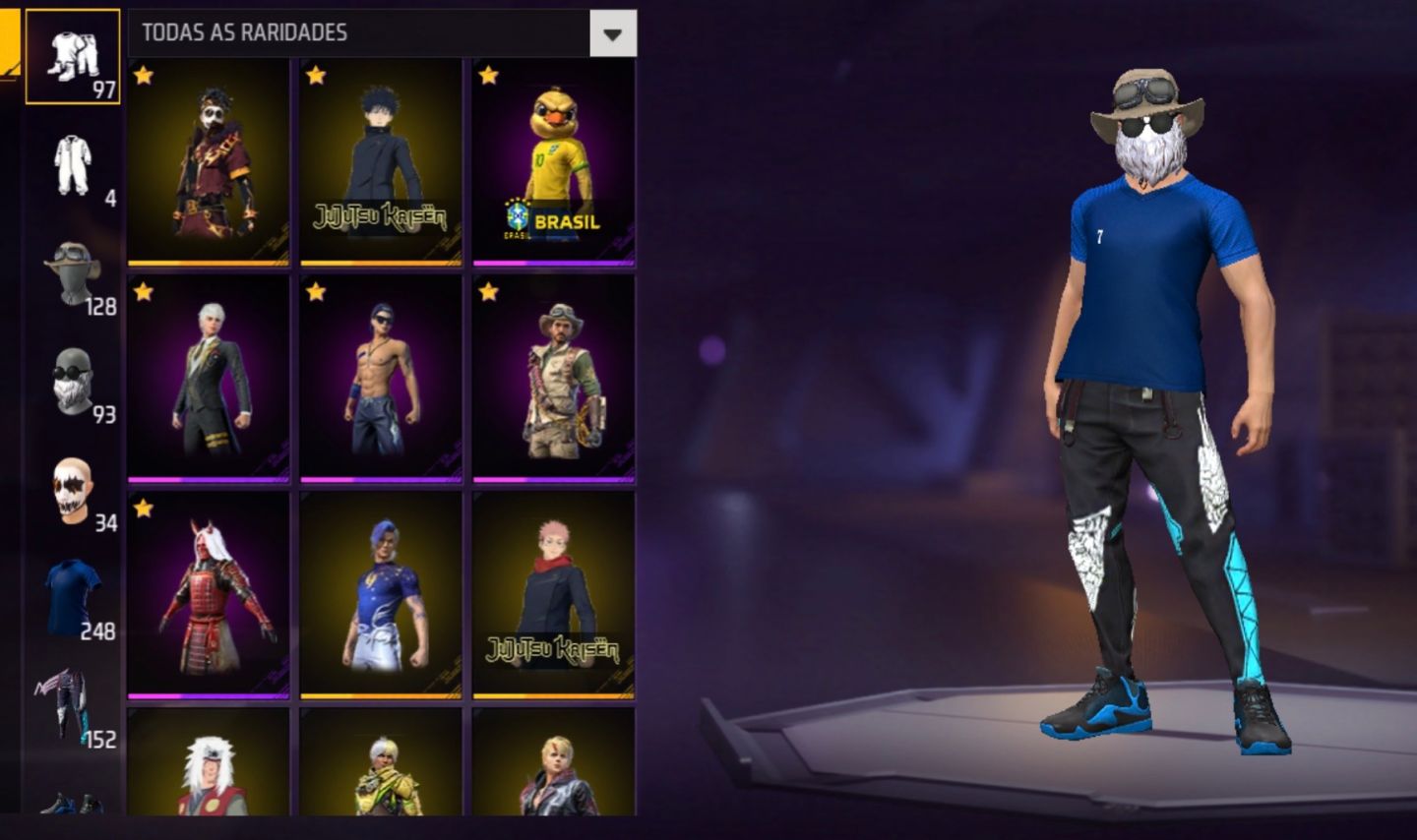 CONTA FREE FIRE COM 26 evolutivas e muitos itens raros!!!