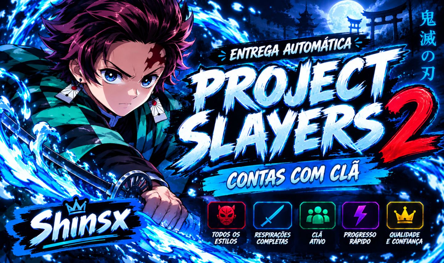 PROJECT SLAYER 2 50% DESCONTO CONTAS CLÃ/LEVEL/YEN/RAÇA ONI/ RAÇA CAÇADOR!!