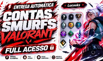 CONTA SMURF VALORANT COMPETITIVO/IDADE VERIFICADA [ENTREGA AUTOMÁTICA]