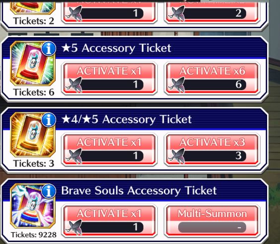 BBS/ 50116 Orbs/ Kensei - Shuhei - Aizen/1003 BBS/ 9228 Accessory Tickets