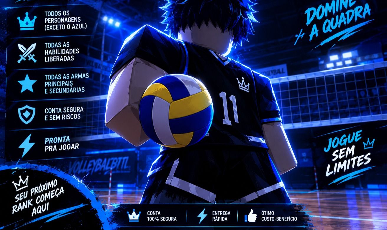 Contas de voleibol legends Veja a descrição