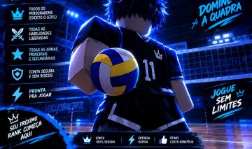 Contas de voleibol legends Veja a descrição