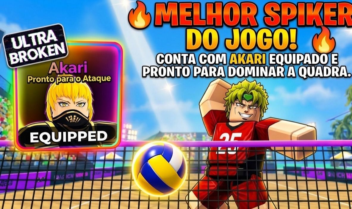 CONTA TOP VOLLEYBALL VBL AKARI + TWINS + HABILIDADES OPs