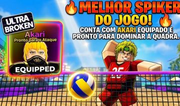 CONTA TOP VOLLEYBALL VBL AKARI + TWINS + HABILIDADES OPs