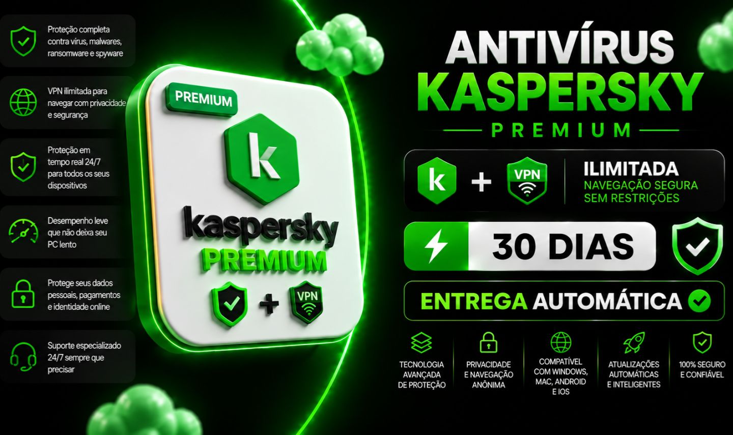 KASPERSKY PREMIUM - 30 DIAS