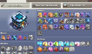 Conta Clash of clans cv13 com Clash Royale Muito boa