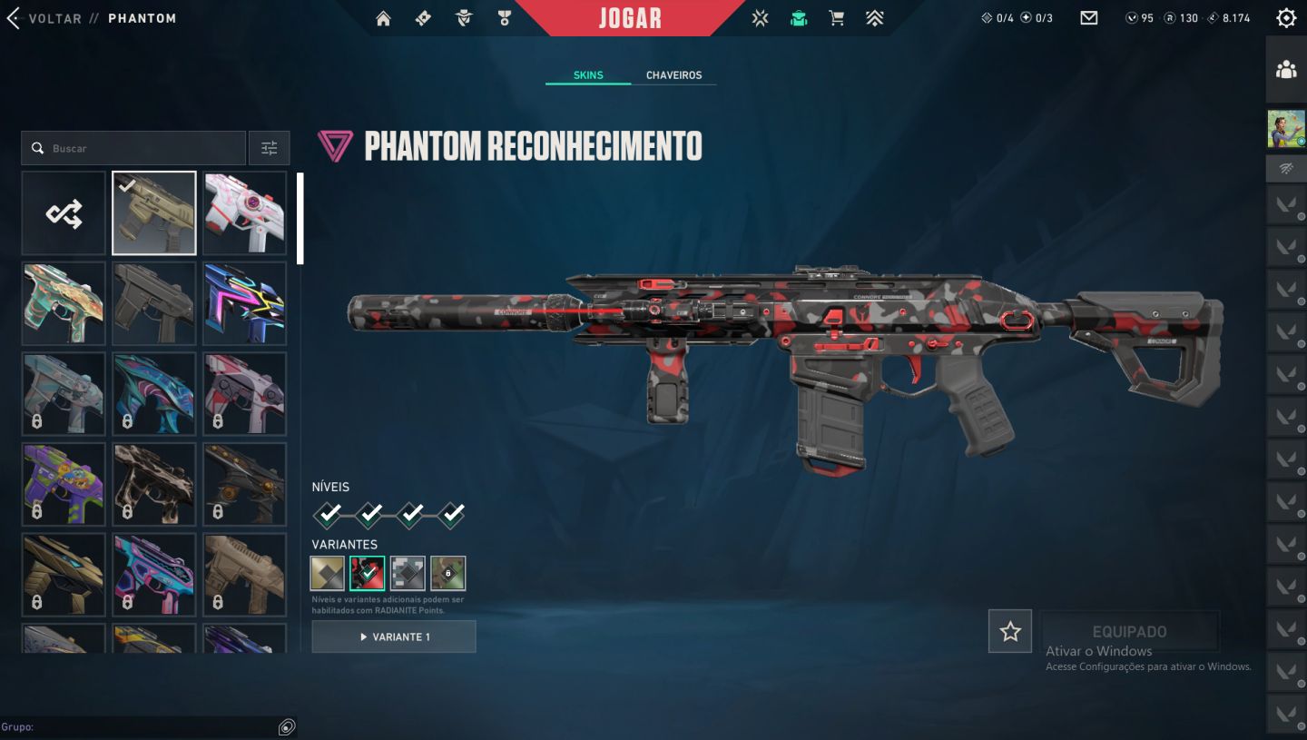 CONTA VALORANT COM MUITA SKIN BOA GASTOS MAIS DE 1000$