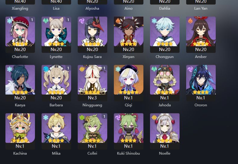 Conta de genshin com wriothesley-server Europa