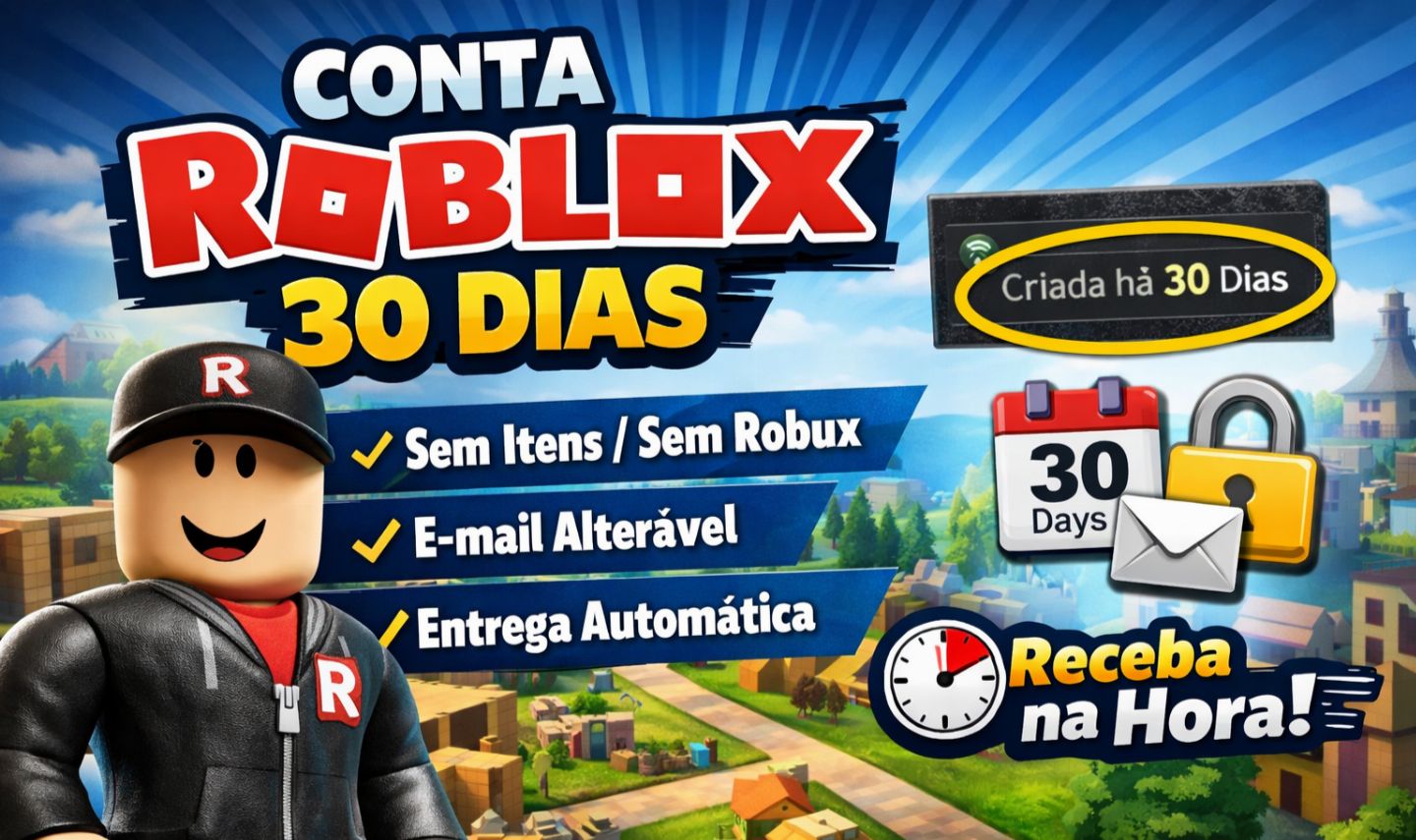 Contas Alts Roblox +30 Dias - [ ENTREGA AUTOMATICA ]
