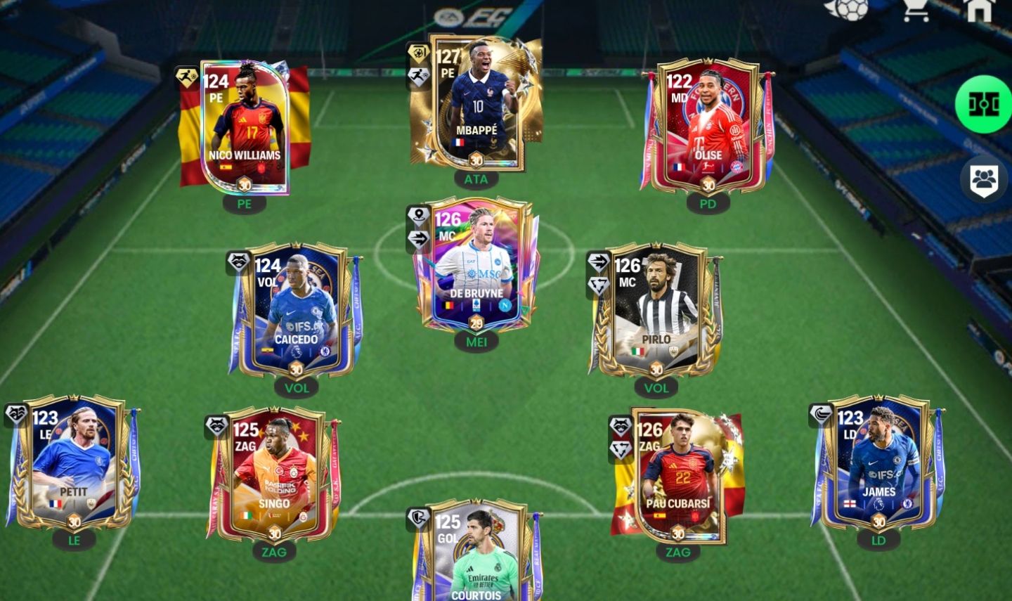 Conta fc mobile top ger 125